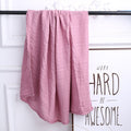 Bamboo Cotton Solid Color Baby Swaddle Blanket