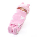 Newborn Blanket Swaddle Sleep Bag, Plush Wrap