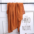 Bamboo Cotton Solid Color Baby Swaddle Blanket