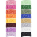 Antetek Baby Girls 16pcs Nylon Soft Newborn bows and headbands for Baby Newborn Hair Accessories gifts for Newborn infant headbandsToddlers Kids Girls (Colorful)