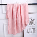 Bamboo Cotton Solid Color Baby Swaddle Blanket