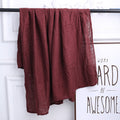 Bamboo Cotton Solid Color Baby Swaddle Blanket