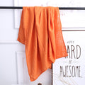 Bamboo Cotton Solid Color Baby Swaddle Blanket