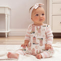 Western Cowgirl Boots Baby Cotton Romper